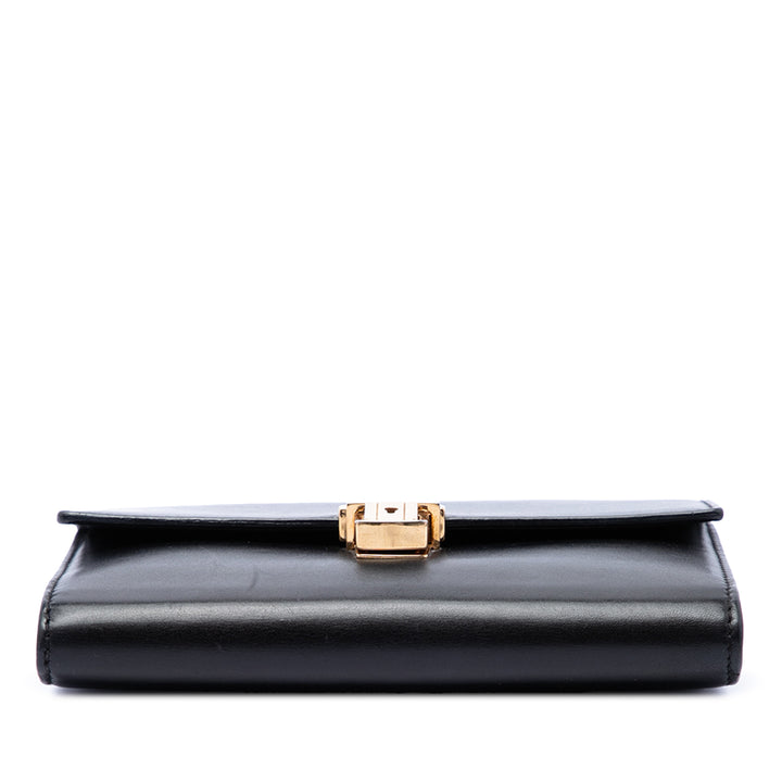 High School Sac Mini Cuir de veau lisse Noir