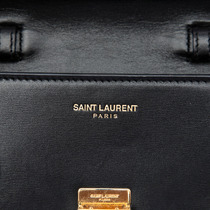 High School Sac Mini Cuir de veau lisse Noir