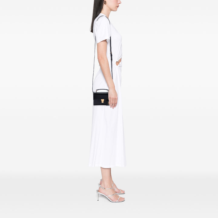 High School Sac Mini Cuir de veau lisse Noir