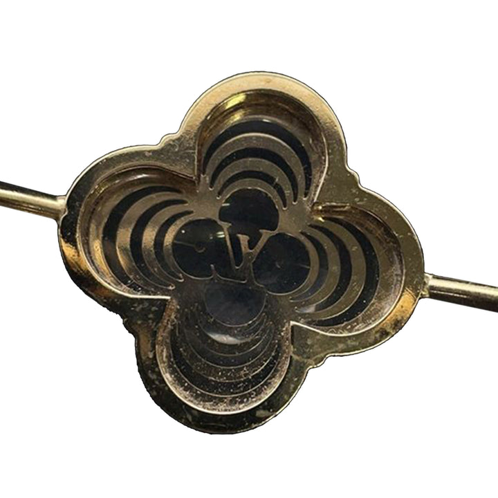 Gold Plated Resin A La Folie Cuff Bracelet Gold - Gaby Paris
