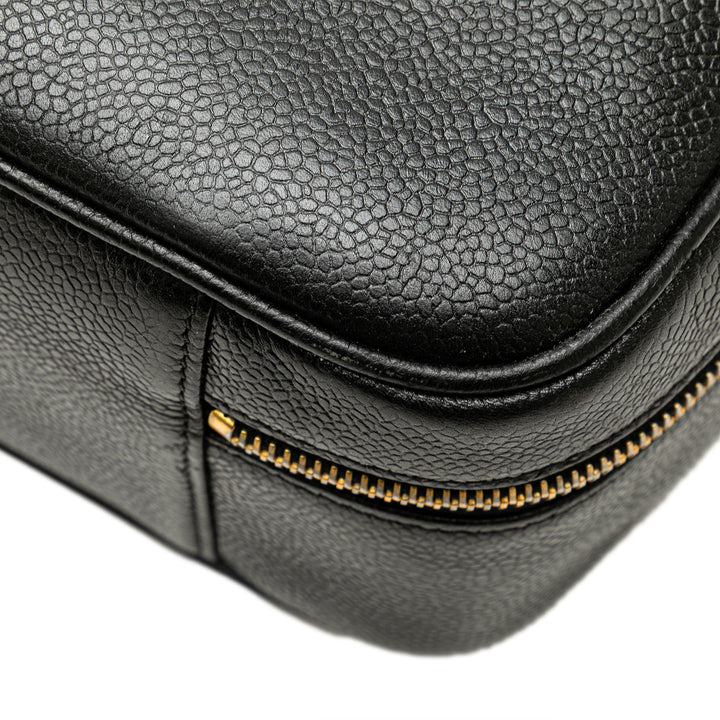 CC Caviar Vanity Case Black - Gaby Paris