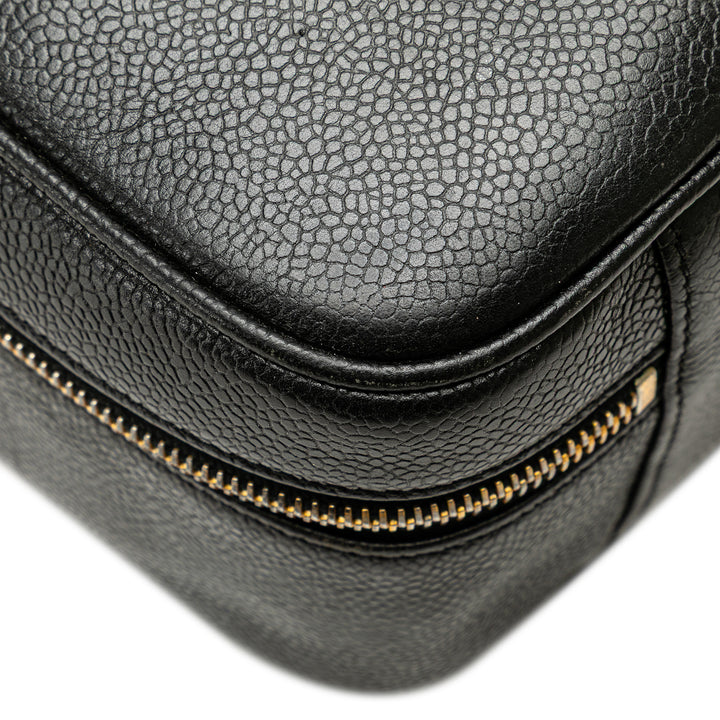 CC Caviar Vanity Case Black - Gaby Paris