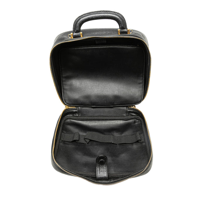 CC Caviar Vanity Case Black - Gaby Paris