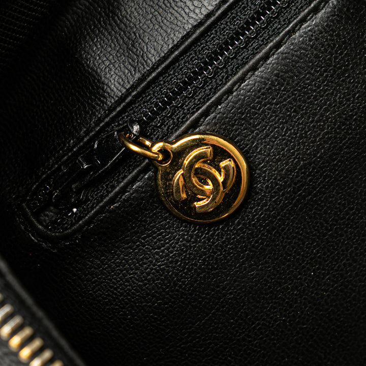 CC Caviar Vanity Case Black - Gaby Paris