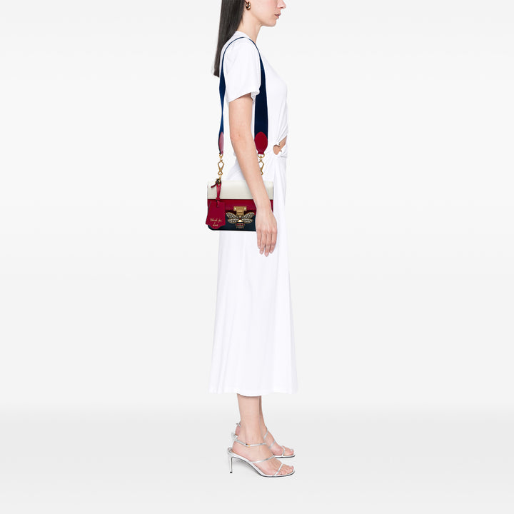 Gucci Queen Margaret à rabat Sac Moyen Cuir de veau Rouge – vue 5 – GABY PARIS