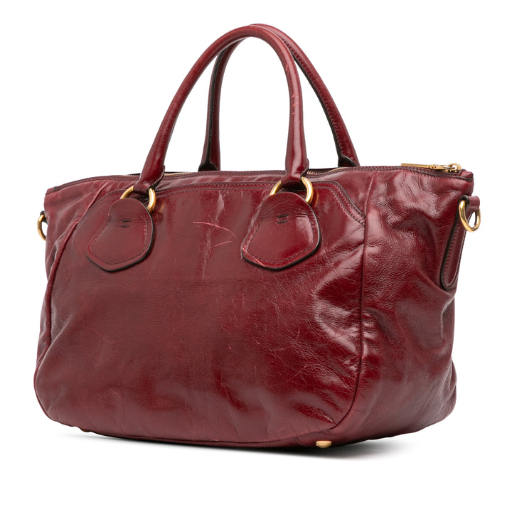 Prada Vitello Shine Sac cartable