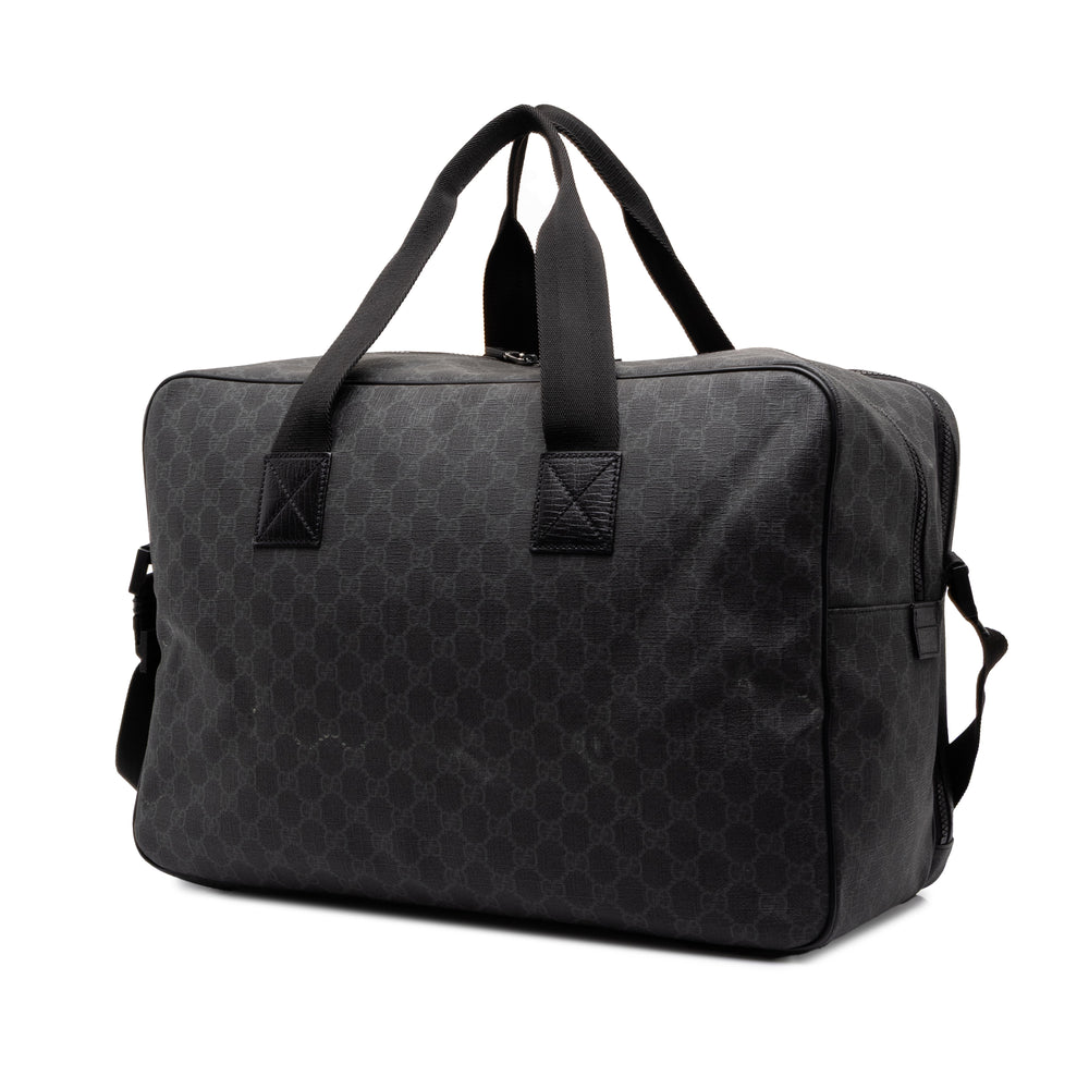 Gucci Sac de voyage GG Supreme Noir – vue 2 – GABY PARIS