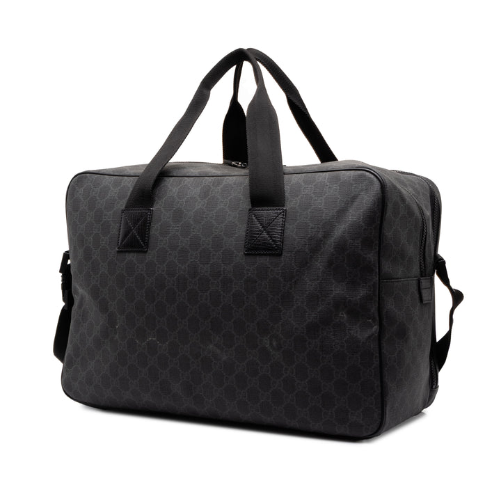 Gucci Sac de voyage GG Supreme Noir – vue 2 – GABY PARIS