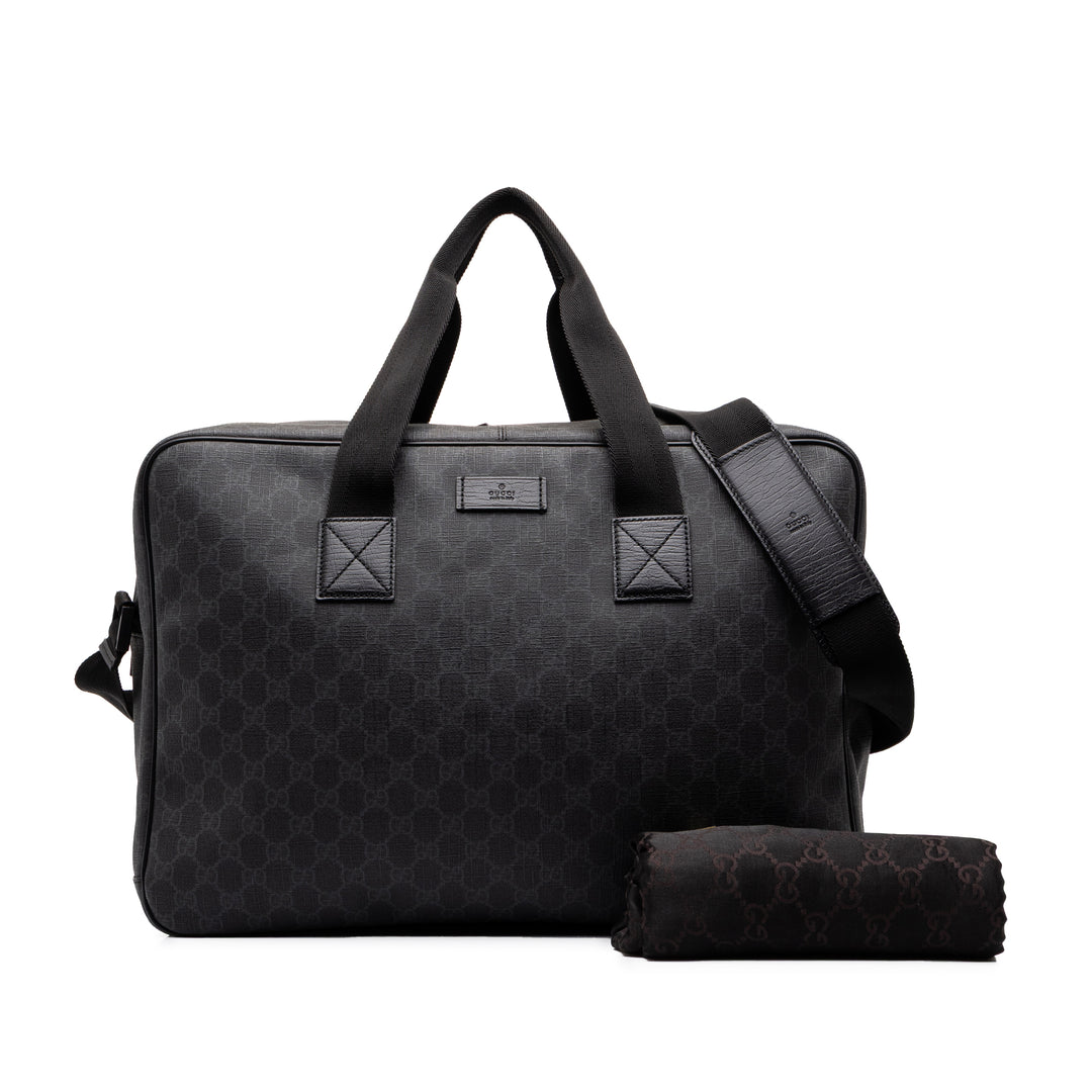 Gucci Sac de voyage GG Supreme Noir – vue 7 – GABY PARIS