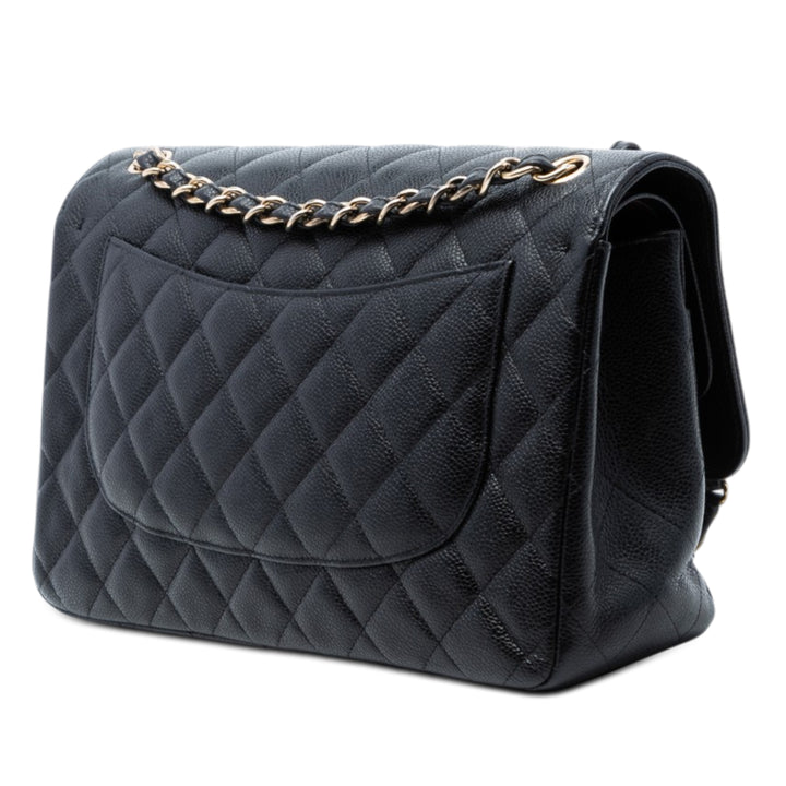 Chanel Jumbo Classic Caviar Double rabat