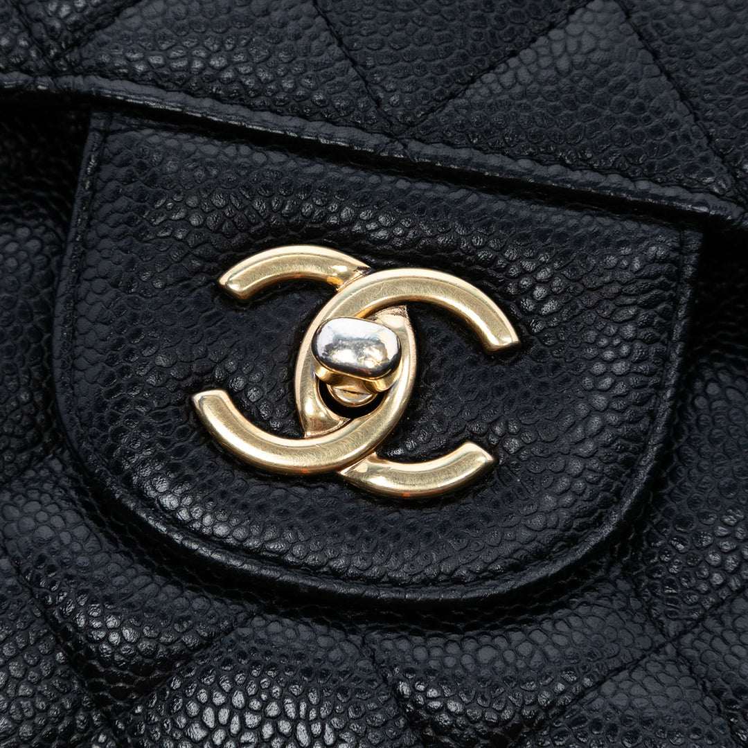 Chanel Jumbo Classic Caviar Double rabat