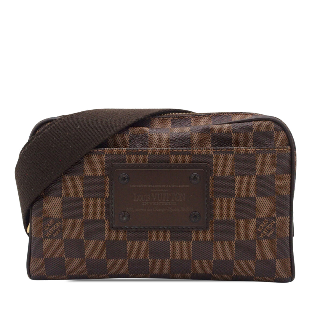 Brooklyn Bum Sac Damier Ébène Marron