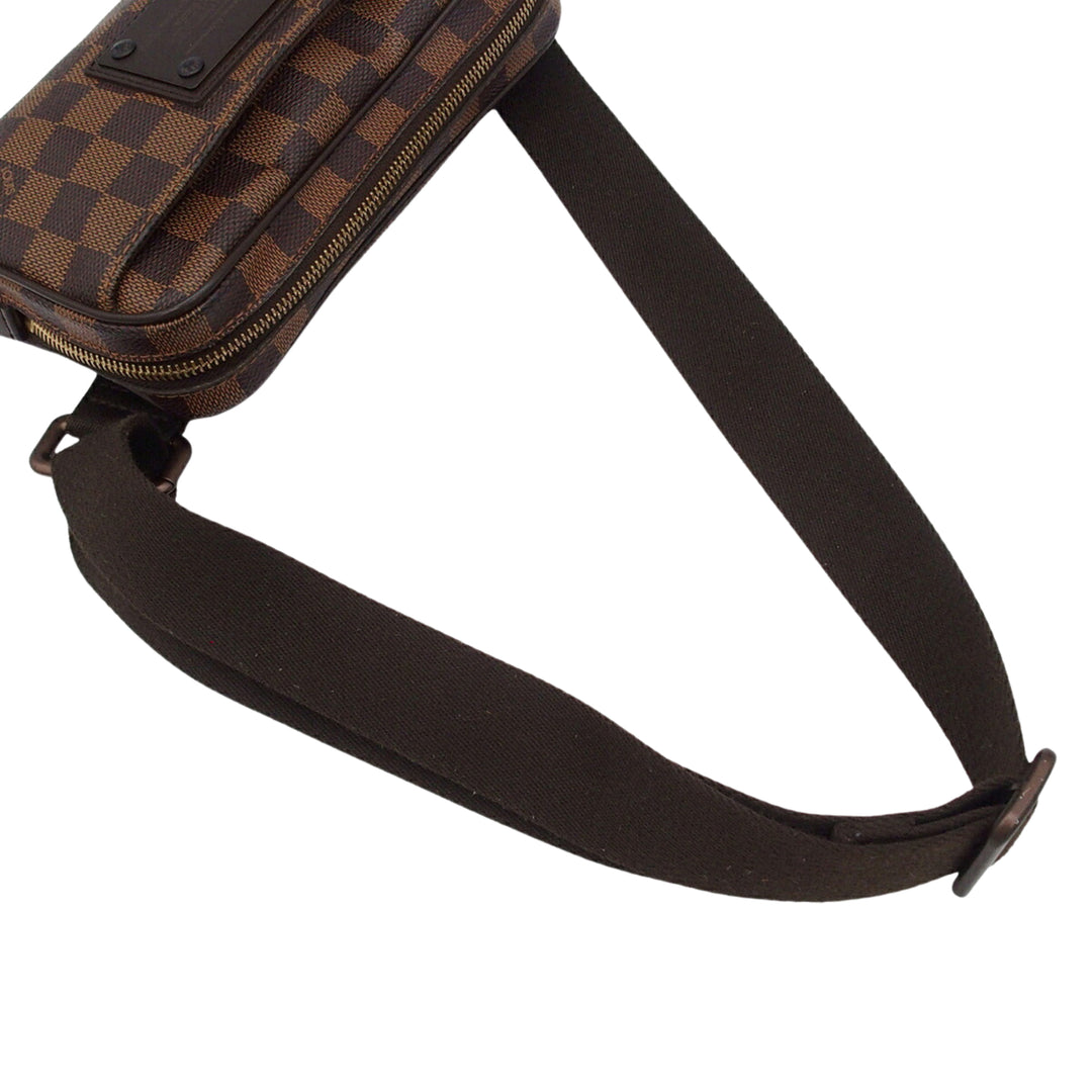 Brooklyn Bum Sac Damier Ébène Marron