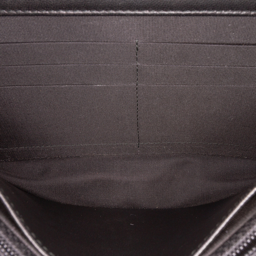 CC Studded Lambskin Wallet on Chain Black - Gaby Paris