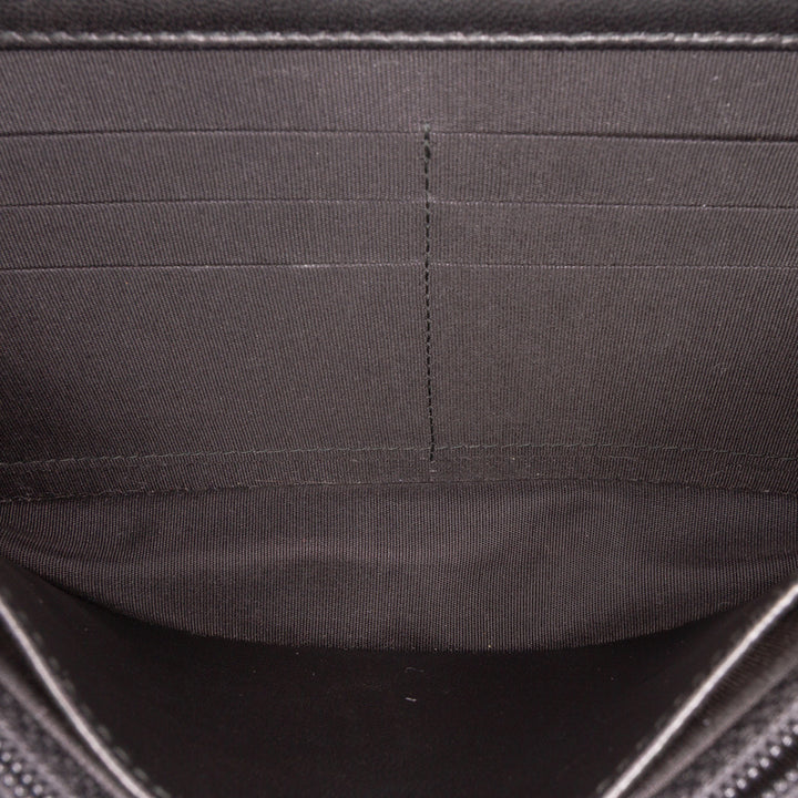 CC Studded Lambskin Wallet on Chain Black - Gaby Paris