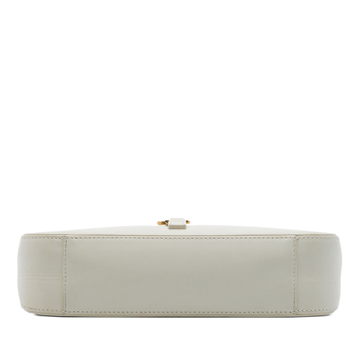 Saint Laurent Le 5 a 7 Cuir de veau lisse Blanc – vue 3 – GABY PARIS