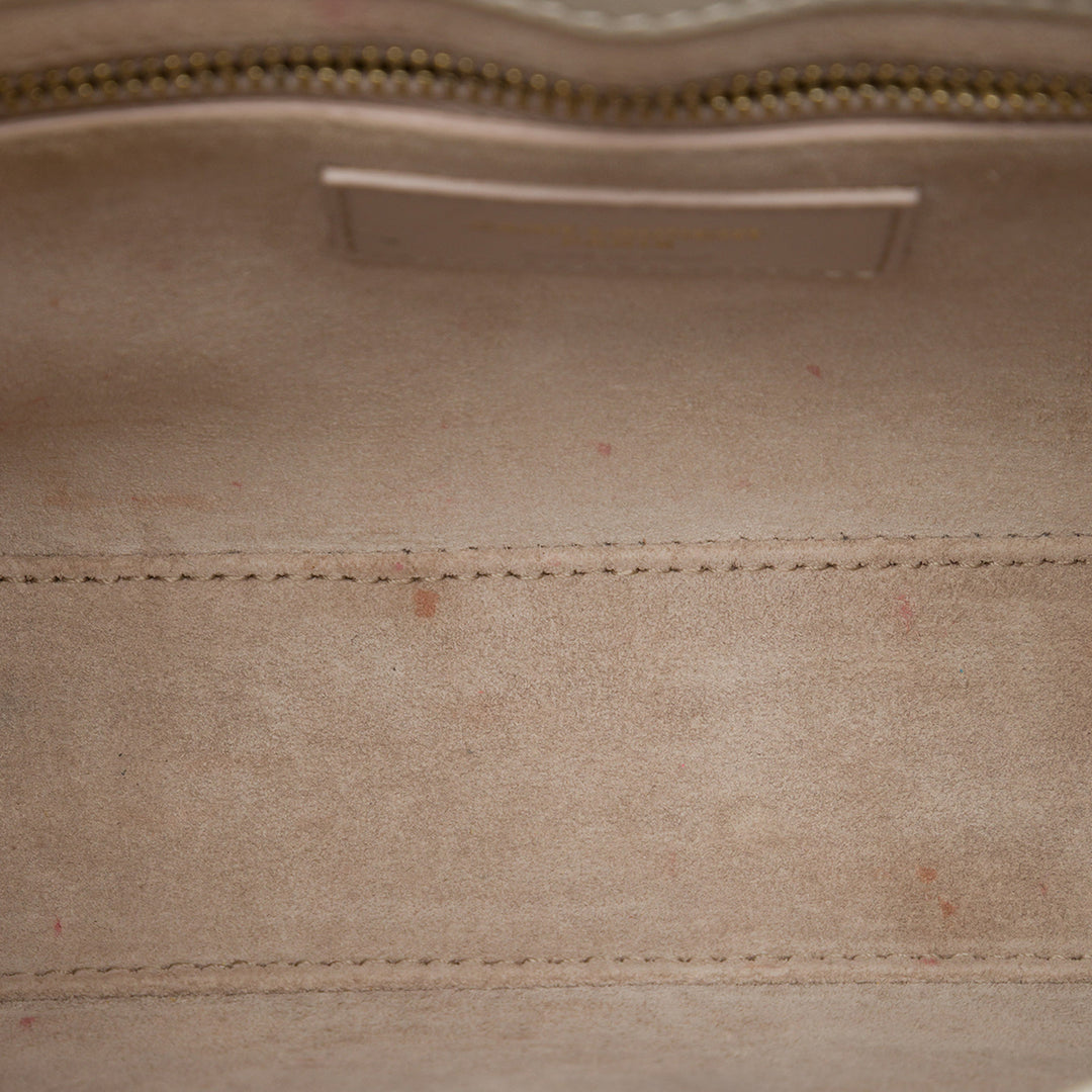 Saint Laurent Le 5 a 7 Cuir de veau lisse Blanc – vue 4 – GABY PARIS