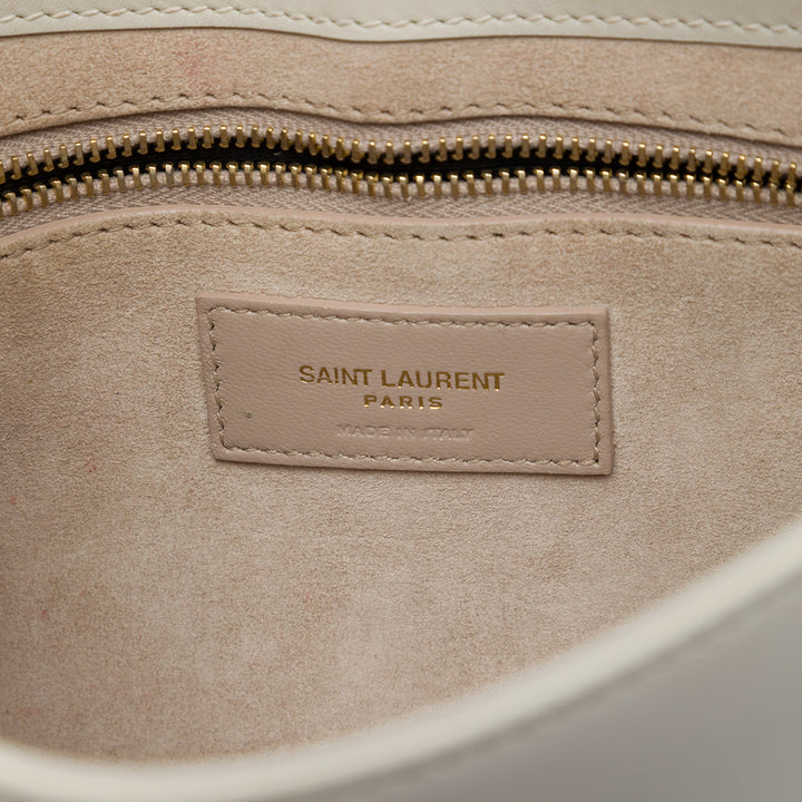 Saint Laurent Le 5 a 7 Cuir de veau lisse Blanc – vue 5 – GABY PARIS