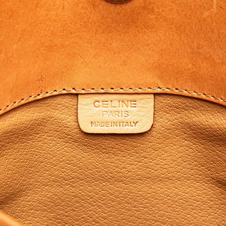 Macadam Coated Canvas Clutch Brown - Gaby Paris