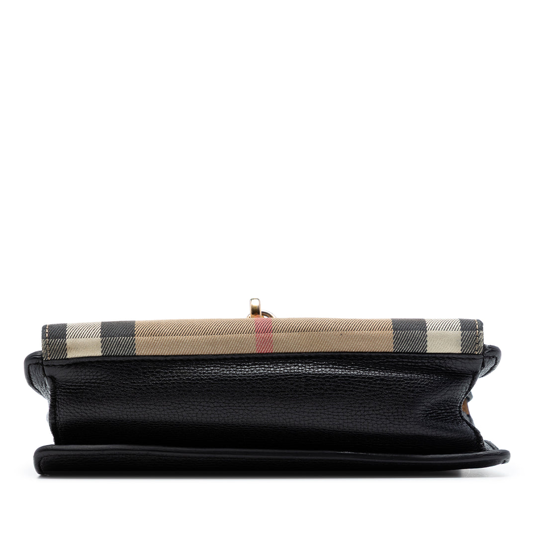 House Check Derby Macken Sac Petit Noir