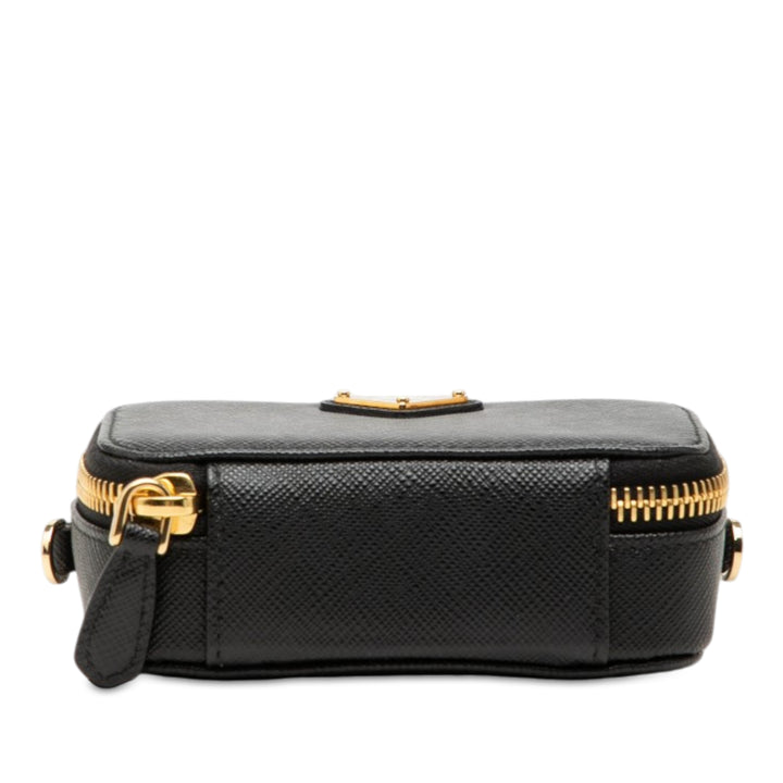 Prada Pochette Mini Saffiano Noir
