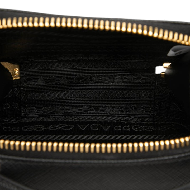 Prada Pochette Mini Saffiano Noir
