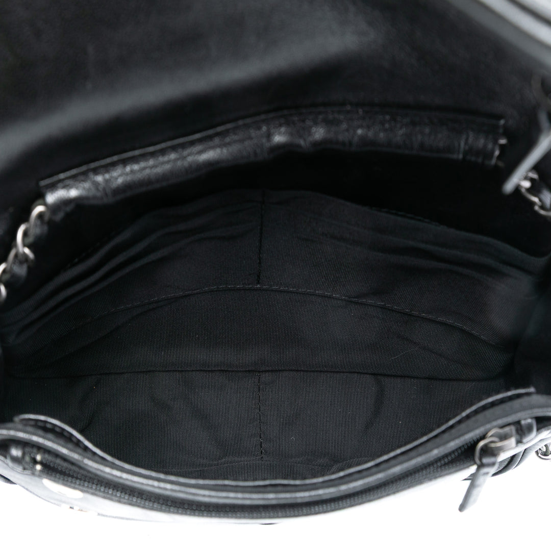 Chanel CC Matelassé Cuir d’agneau Rabat intégral Wallet on Chain