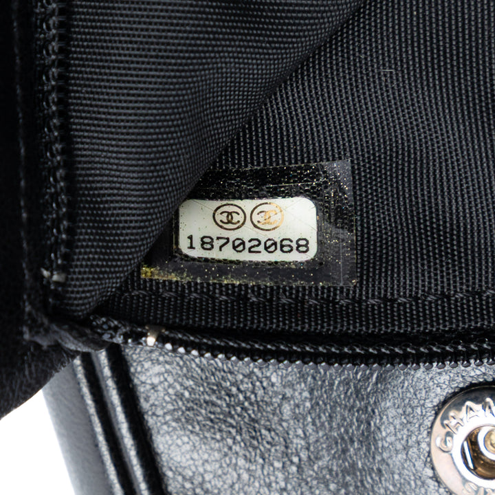 Chanel CC Matelassé Cuir d’agneau Rabat intégral Wallet on Chain