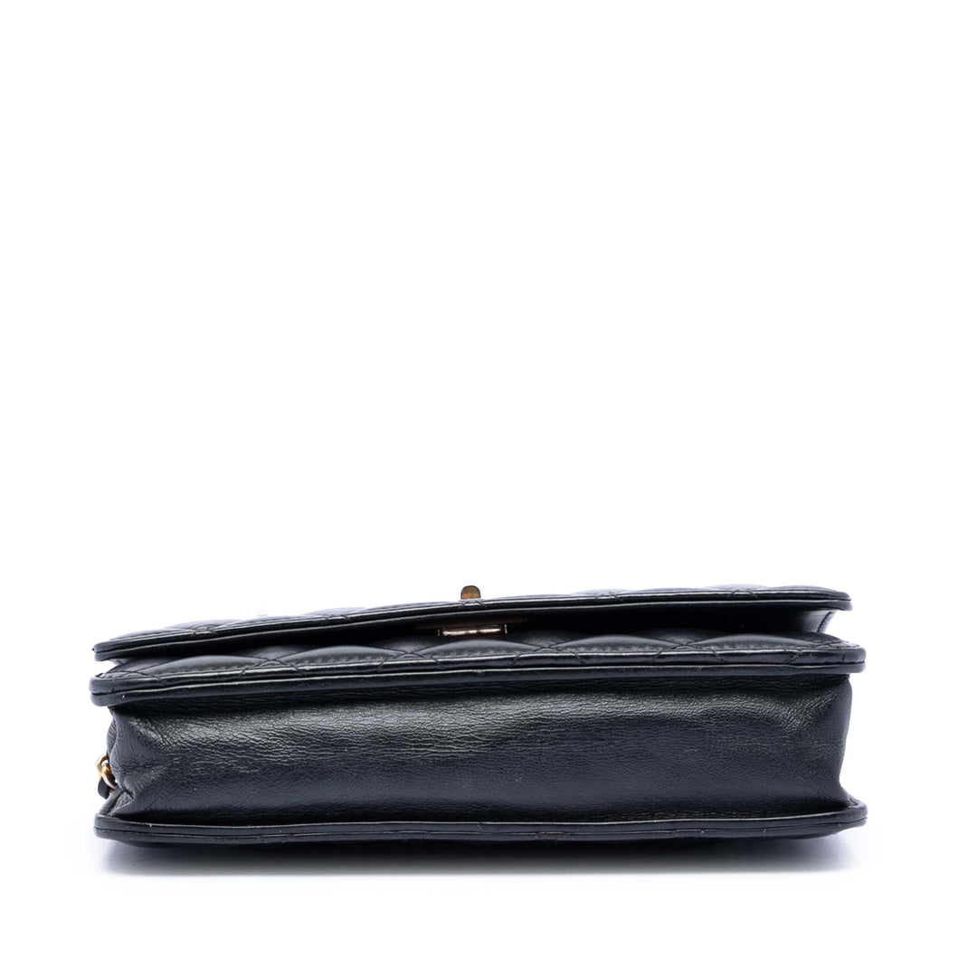 Chanel Matelassé vieilli Cuir de veau Reissue 2.55 Wallet on Chain