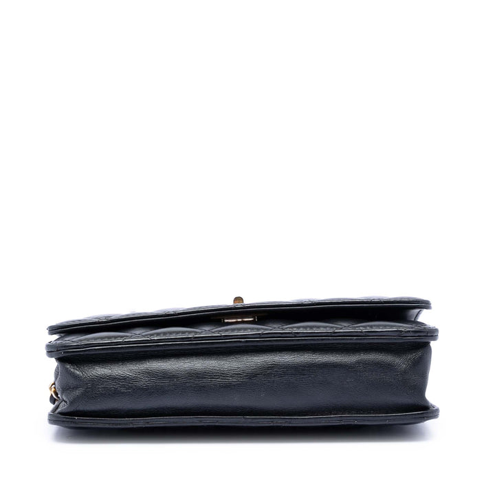 Chanel Matelassé vieilli Cuir de veau Reissue 2.55 Wallet on Chain