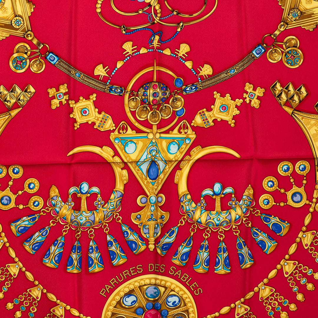 Parures des Sables Foulard 90 Rouge