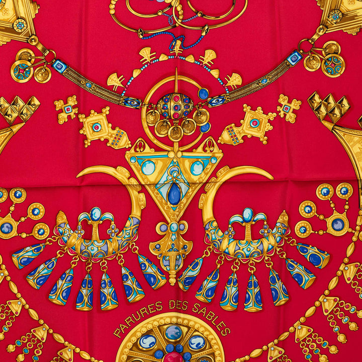 Parures des Sables Foulard 90 Rouge