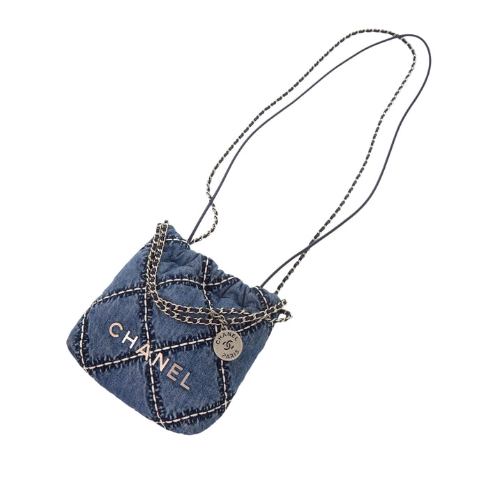 Chanel Mini Jean Surpiqué 22 Sac à main