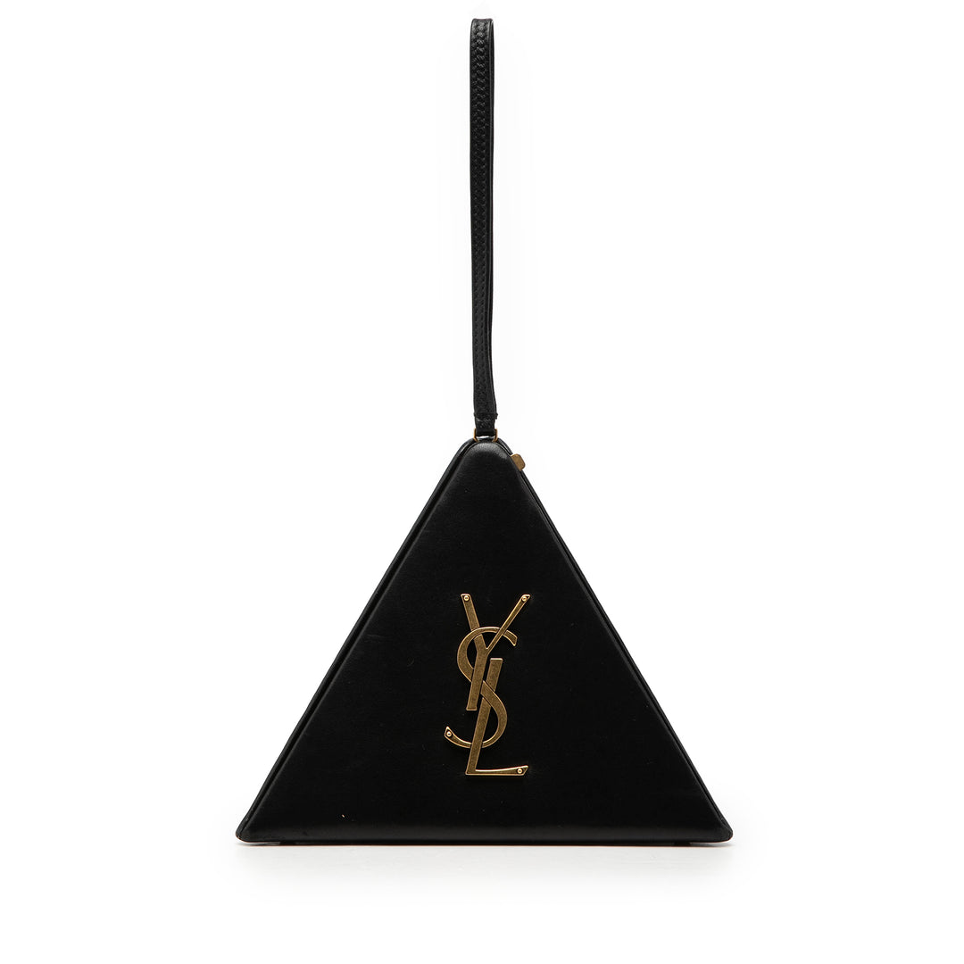 Saint Laurent Small Cuir Pyramid Boîte Pochette