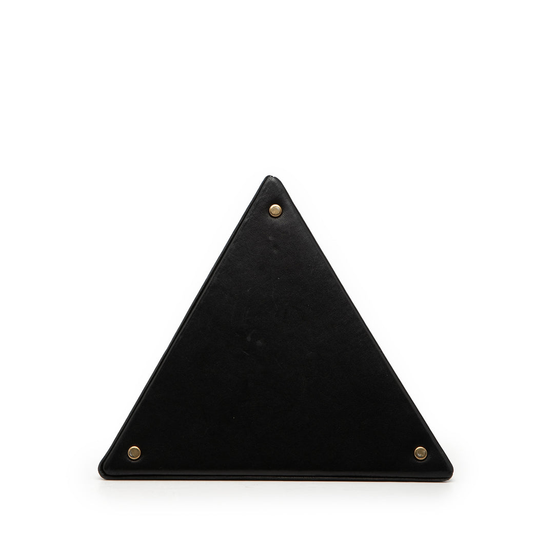Saint Laurent Small Cuir Pyramid Boîte Pochette