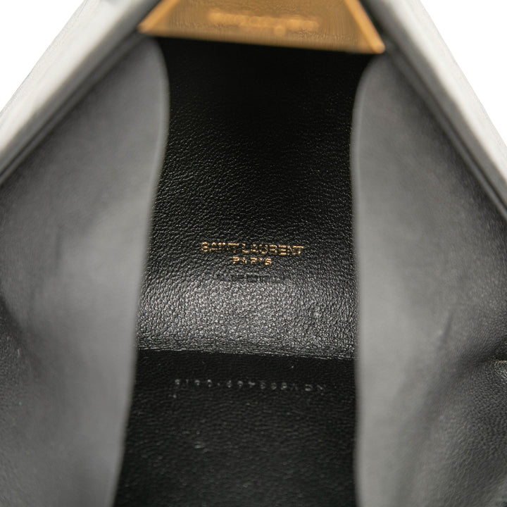 Saint Laurent Small Cuir Pyramid Boîte Pochette