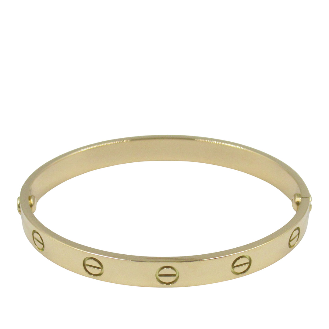 18K Yellow Gold Classic Love Bracelet Gold - Gaby Paris