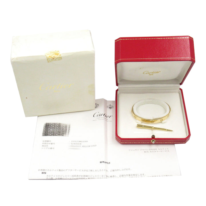18K Yellow Gold Classic Love Bracelet Gold - Gaby Paris