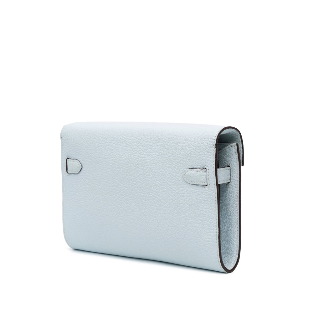 Chevre Mysore Kelly To Go Wallet Blue - Gaby Paris