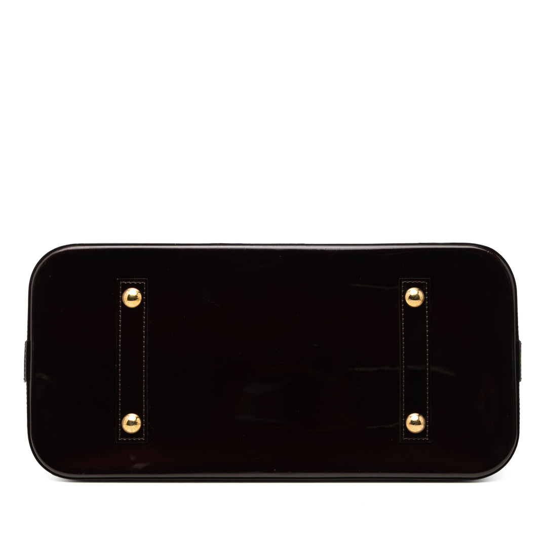 Alma GM Cuir verni Monogram Violet
