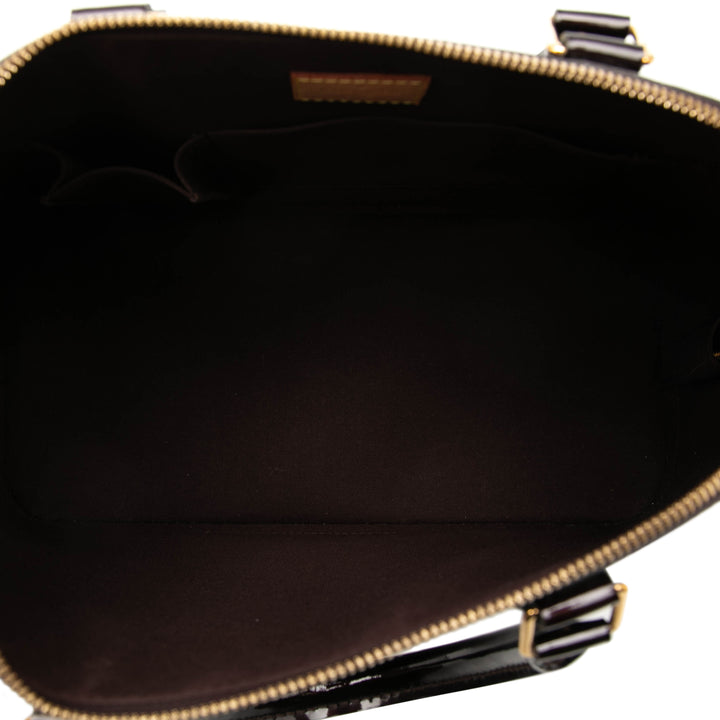 Alma GM Cuir verni Monogram Violet