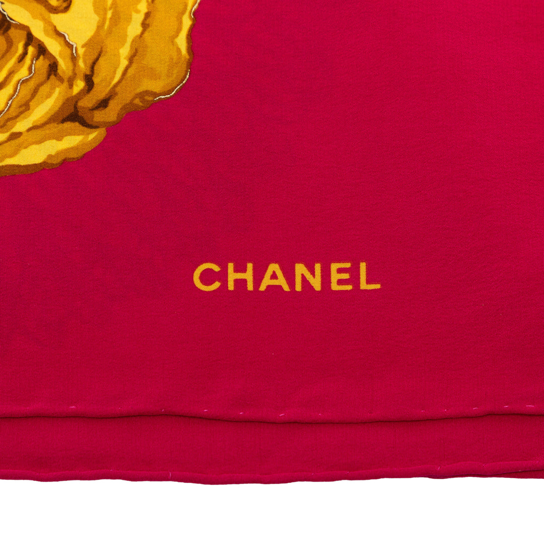Chanel Ornate Print Soie Foulard