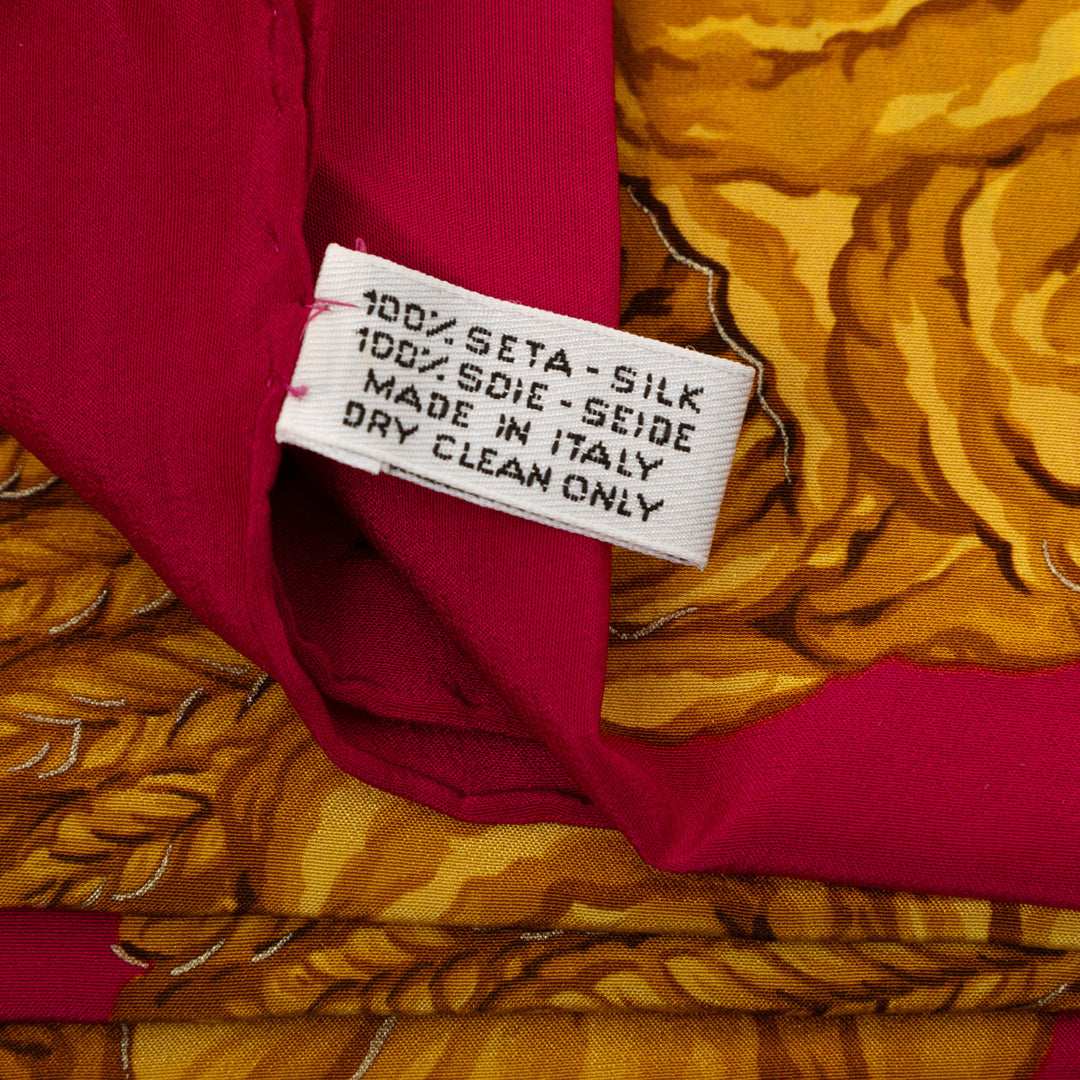 Chanel Ornate Print Soie Foulard