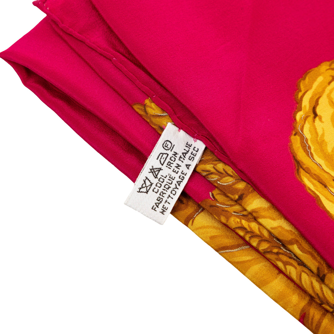 Chanel Ornate Print Soie Foulard