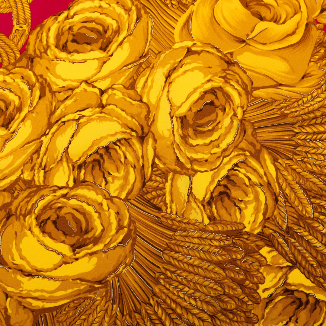 Chanel Ornate Print Soie Foulard