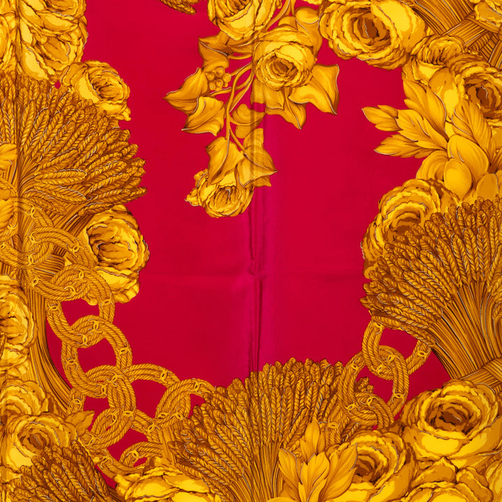Chanel Ornate Print Soie Foulard