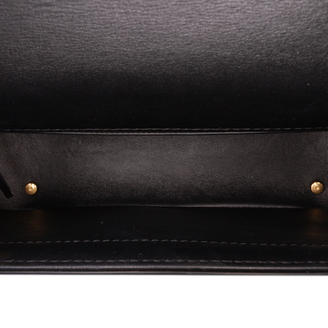 Valentino Medium Cuir Vlogo Chain Sac bandoulière