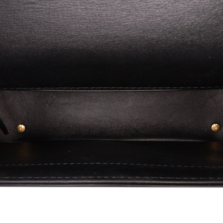 Valentino Medium Cuir Vlogo Chain Sac bandoulière