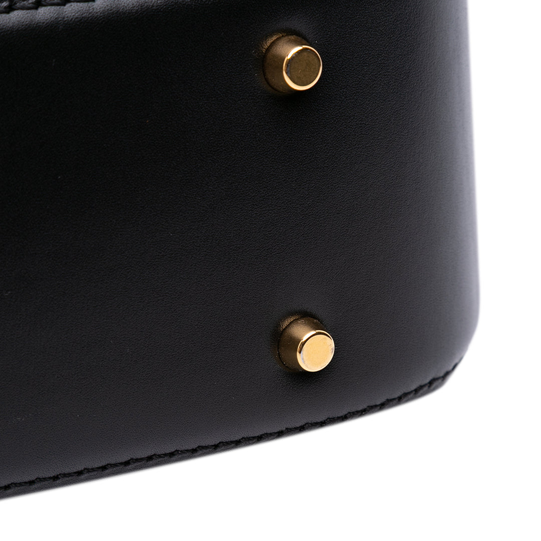 Valentino Medium Cuir Vlogo Chain Sac bandoulière