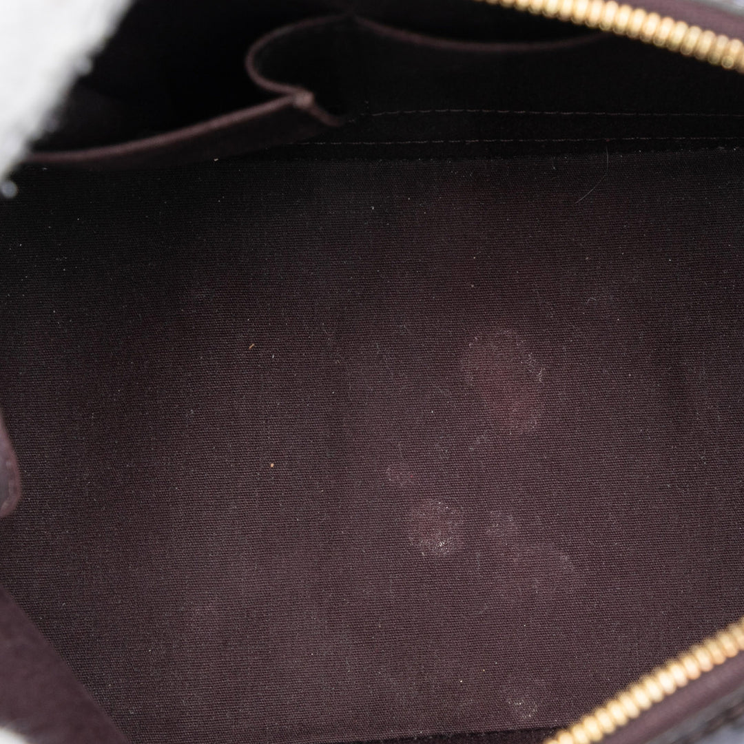 Alma PM Cuir verni Monogram Violet